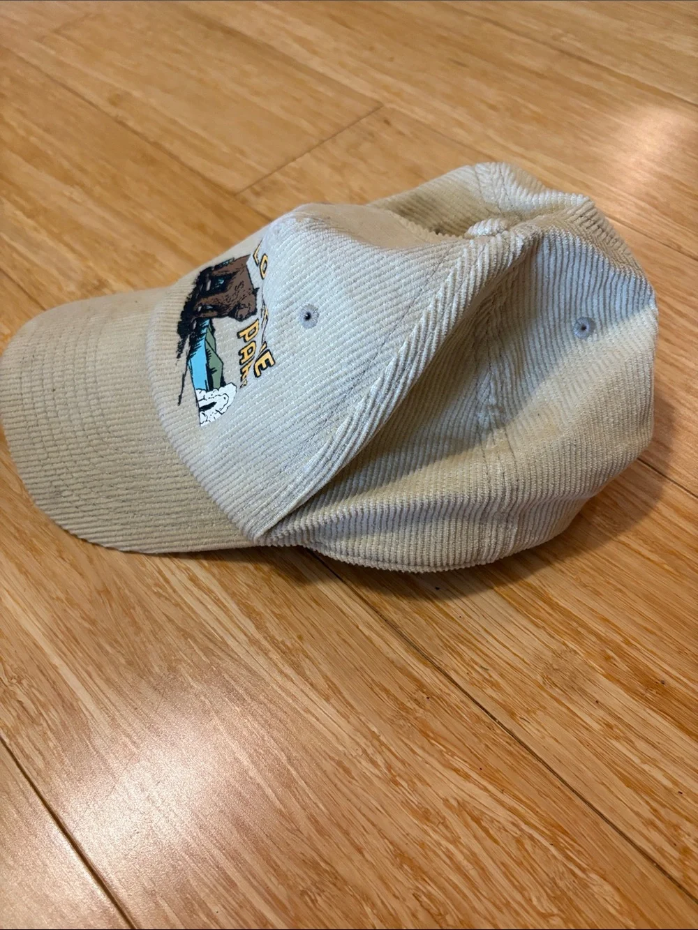 American Needle Yellowstone National Park Corduroy Bear Hat Snapback